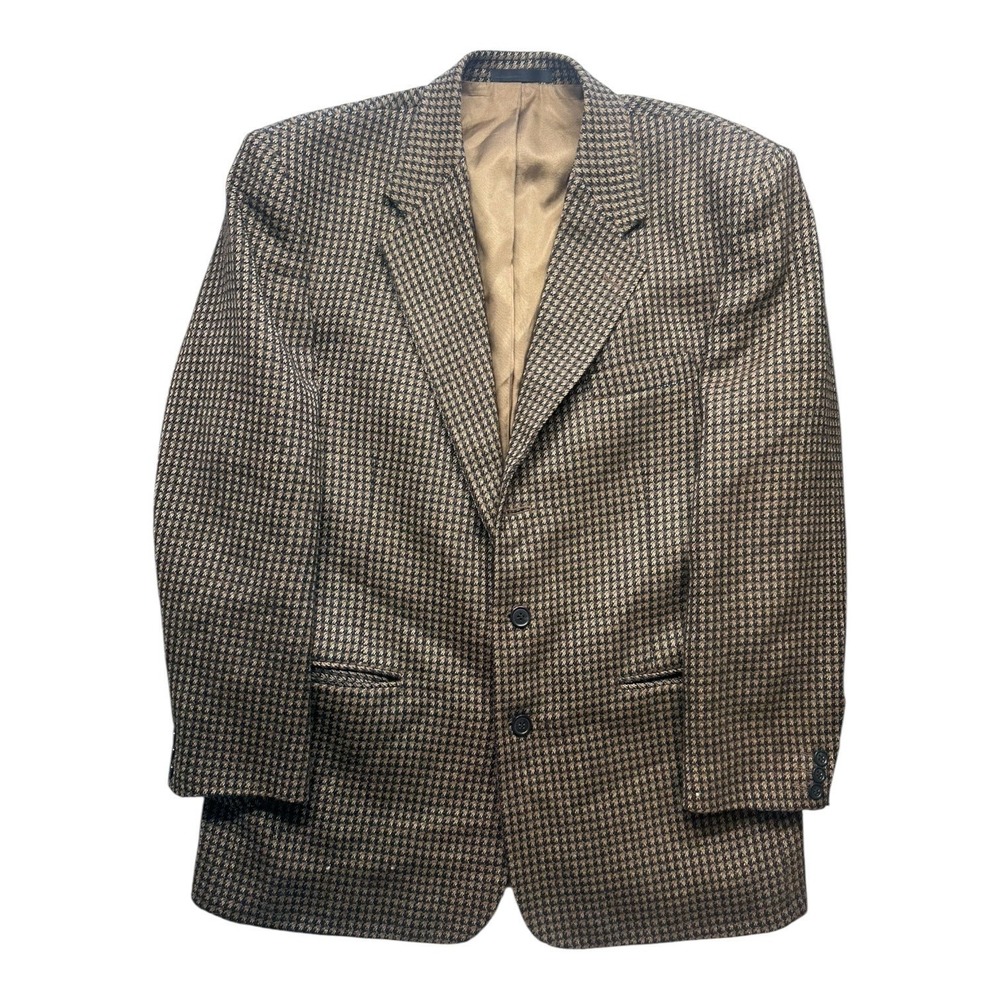 Fioravanti Studio 44R Beige‎ Houndstooth Sport Coat